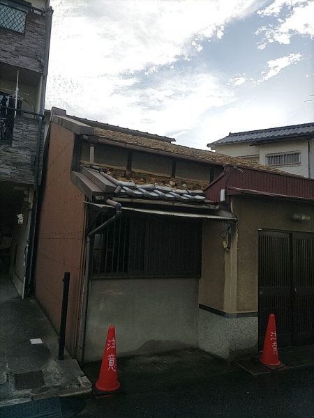 東大阪市上小坂の木造住宅を解体しました